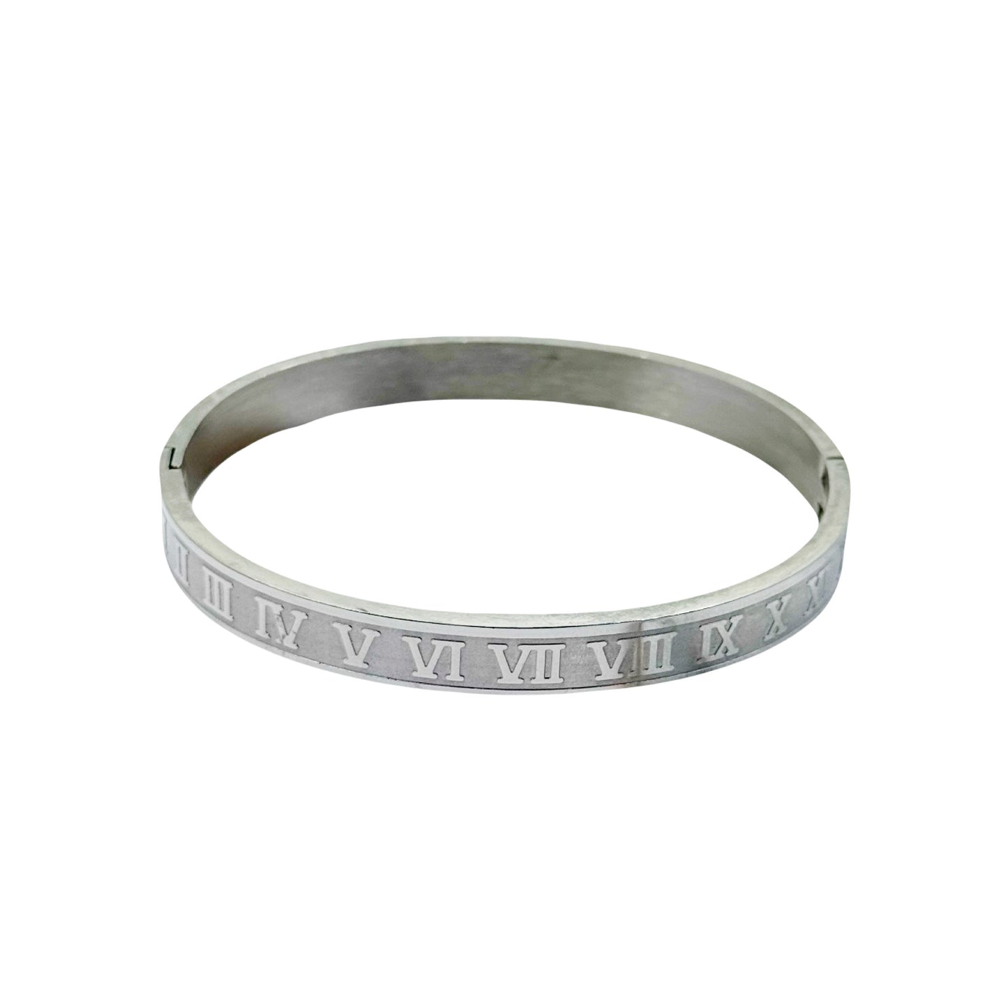 Roman Numeral Bracelet (Silver)