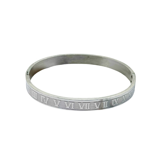 Roman Numeral Bracelet (Silver)