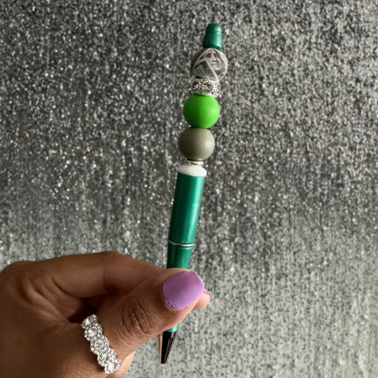 All About The Benjamins Beaded Pen