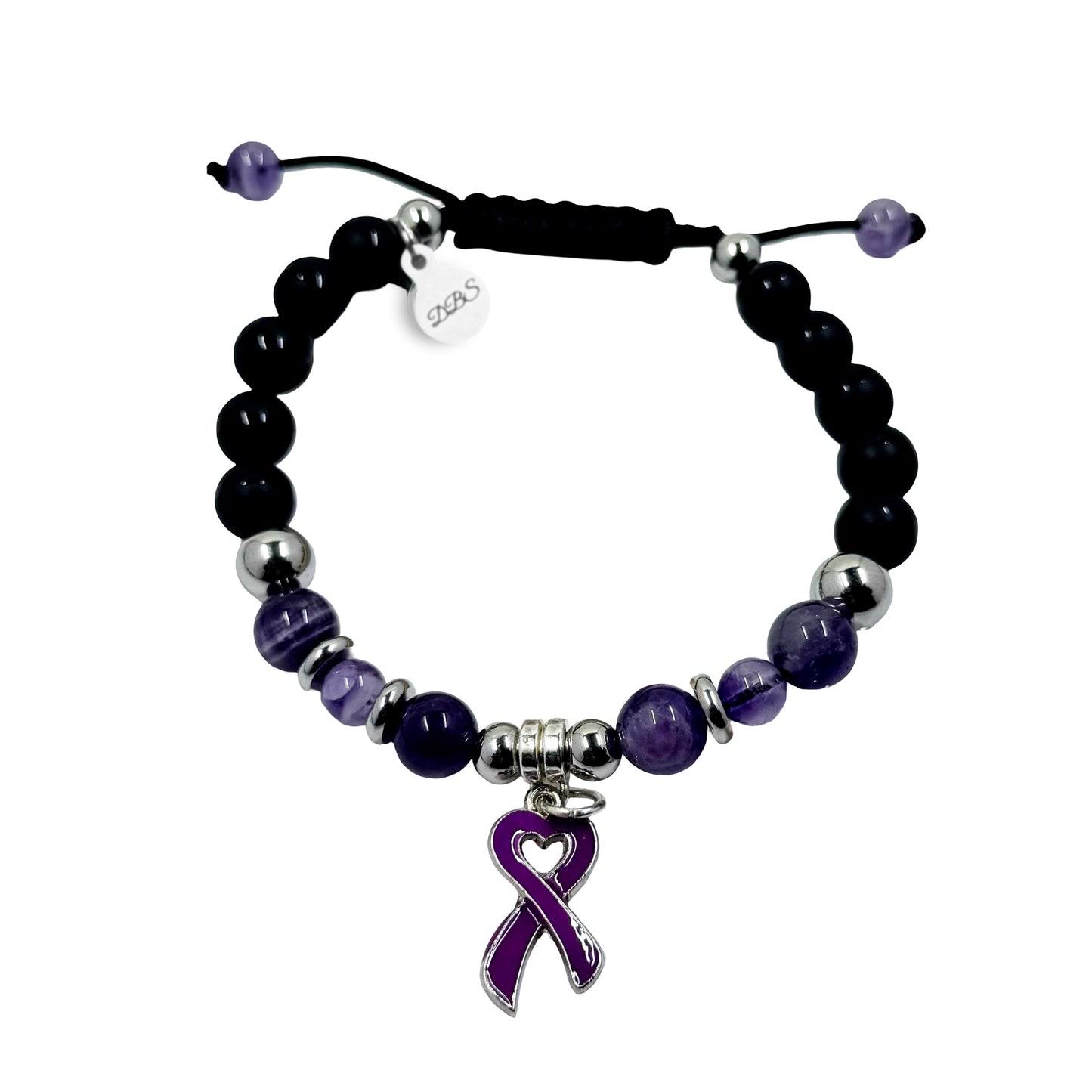 Domestic Violence Awareness Shamballa Bracelet