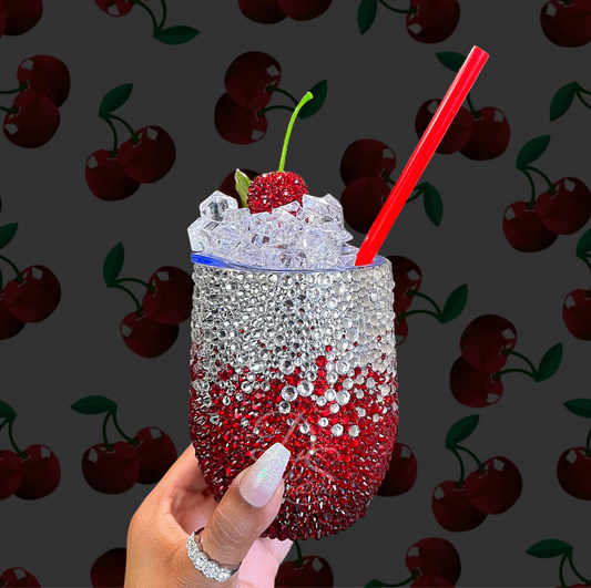 "... With A Cherry On Top" Cocktail Tumbler