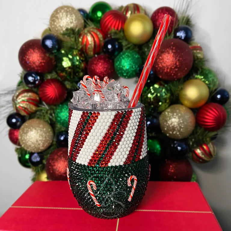 Candy Cane Lane Cocktail Tumbler